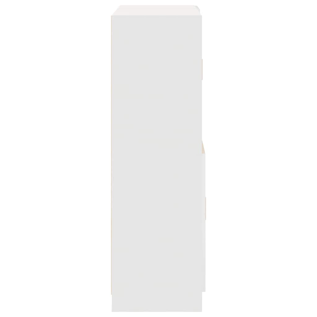 2-piece kitchen cabinet set white wood-based material