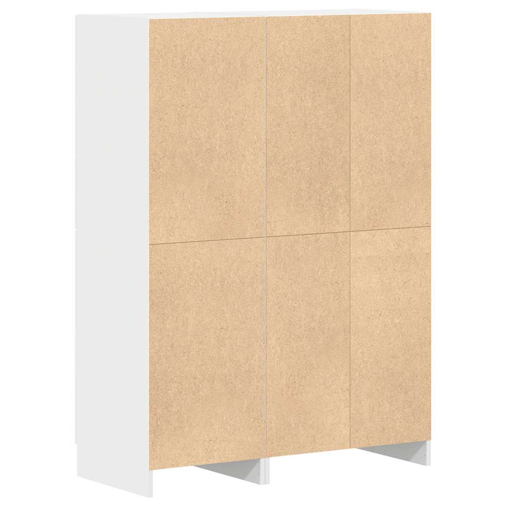 2-piece kitchen cabinet set white wood-based material