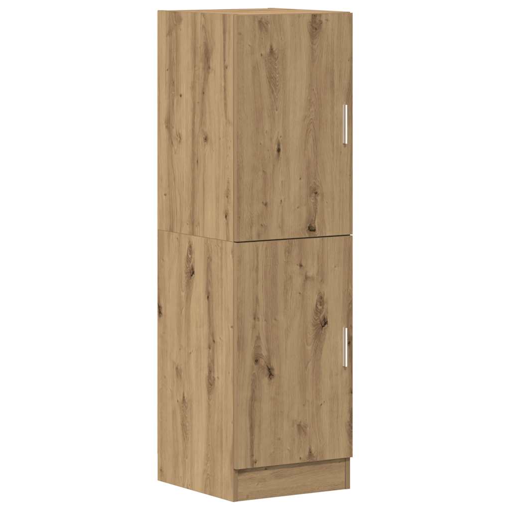 2-piece kitchen cabinet set, Artisan oak wood-based material