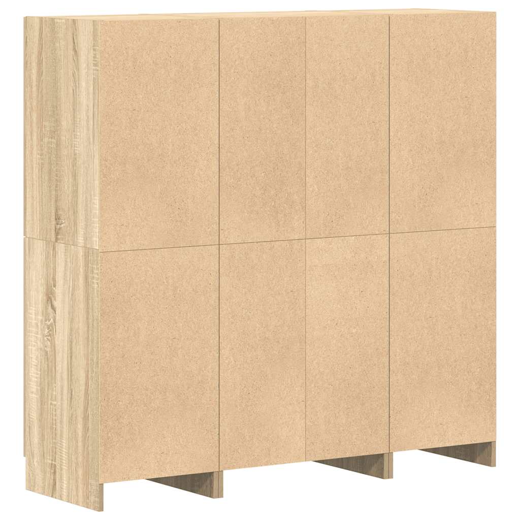 3-piece kitchen cabinet set Sonoma oak wood-based material