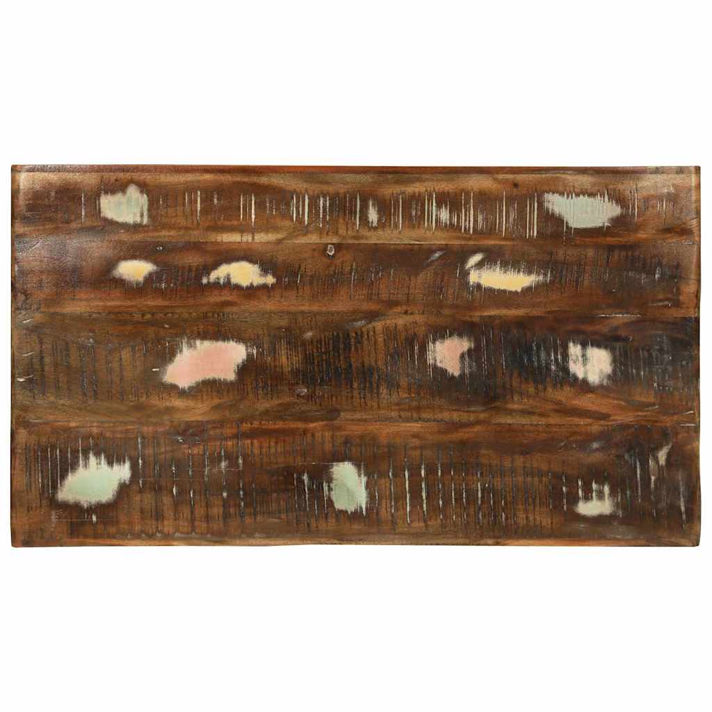 Couchtisch Mehrfarbig 90 x 50 x 35 cm recyceltes Massivholz