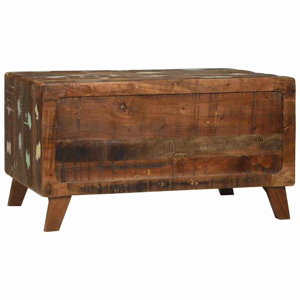 Couchtisch Mehrfarbig 80 x 54 x 45 cm recyceltes Massivholz
