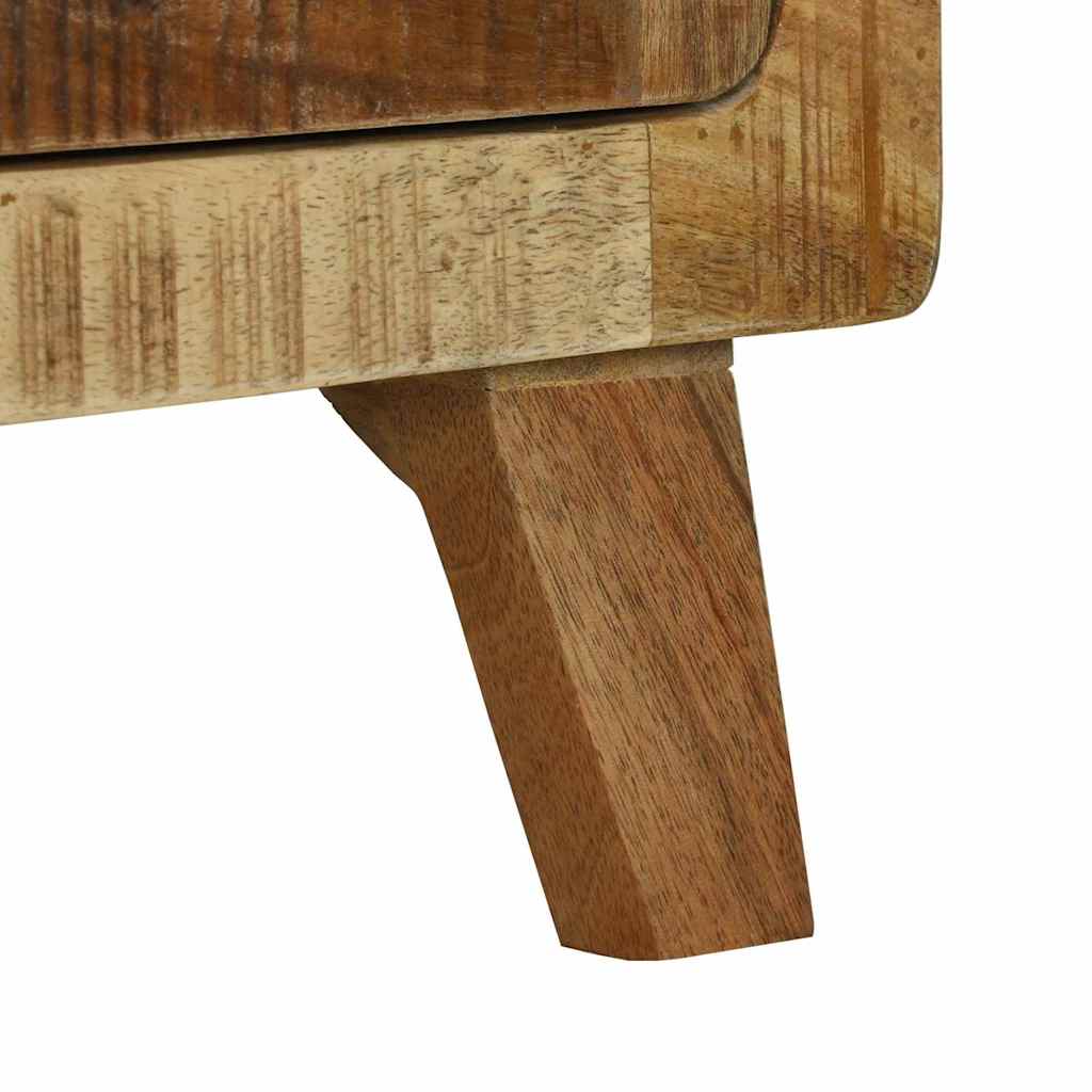 Couchtisch Braun 80 x 54 x 45 cm Raues Mango-Massivholz