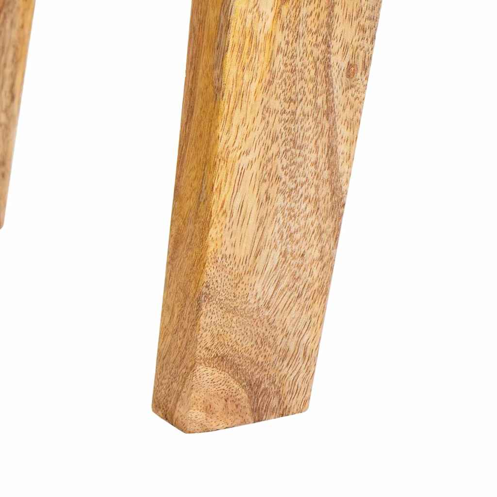 Beistelltische mit Regal 40 x 32 x 46 cm massives Mangoholz