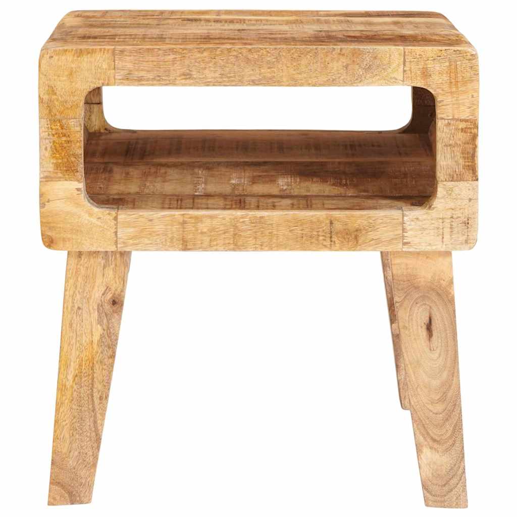Beistelltische mit Regal 40 x 32 x 46 cm massives Mangoholz