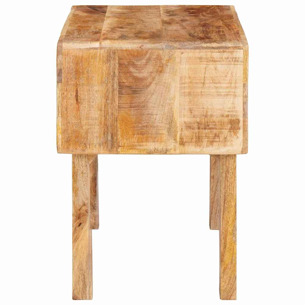 Beistelltische mit Regal 40 x 32 x 46 cm massives Mangoholz