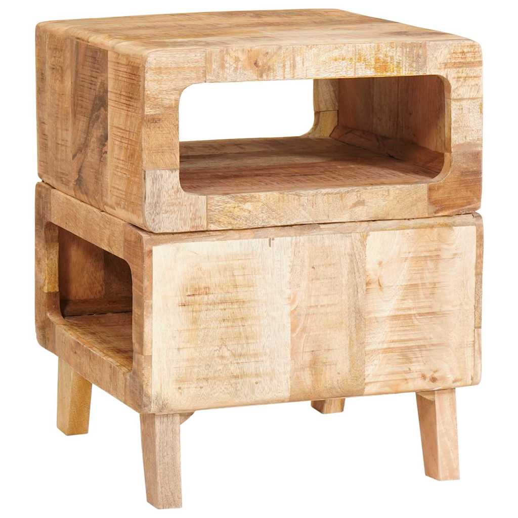 Beistelltische Braun 40 x 40 x 49 cm massives Mangoholz