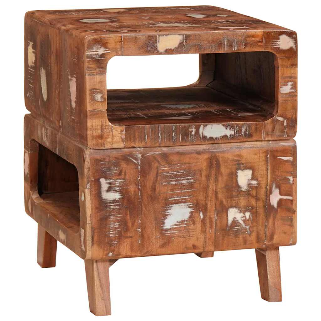 Beistelltische Mehrfarbig 40 x 40 x 49 cm recyceltes Massivholz