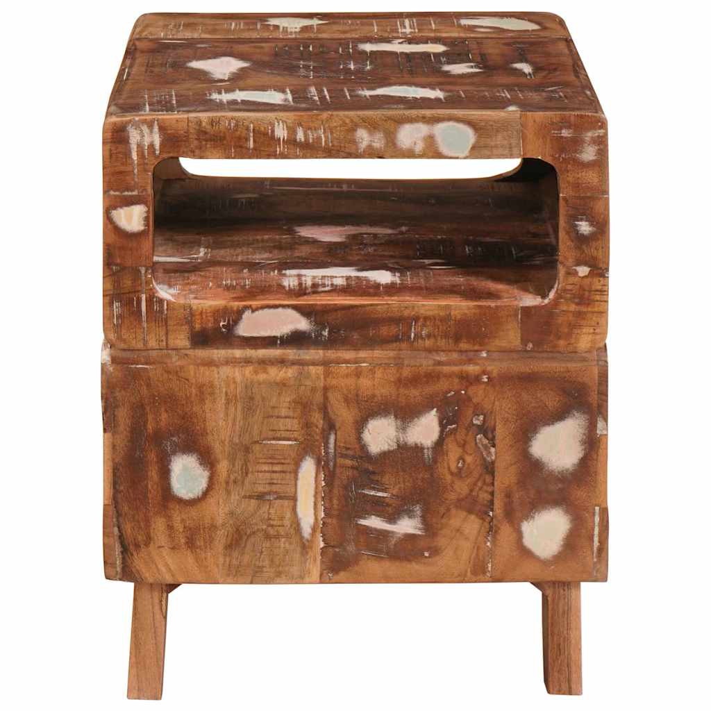 Beistelltische Mehrfarbig 40 x 40 x 49 cm recyceltes Massivholz