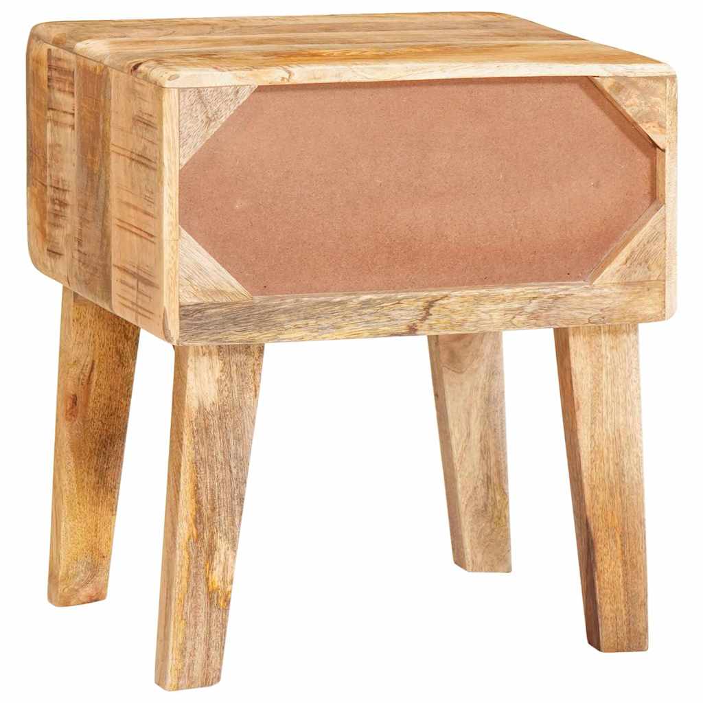 Beistelltische mit Tür Braun 40 x 32 x 46 cm massives Mangoholz