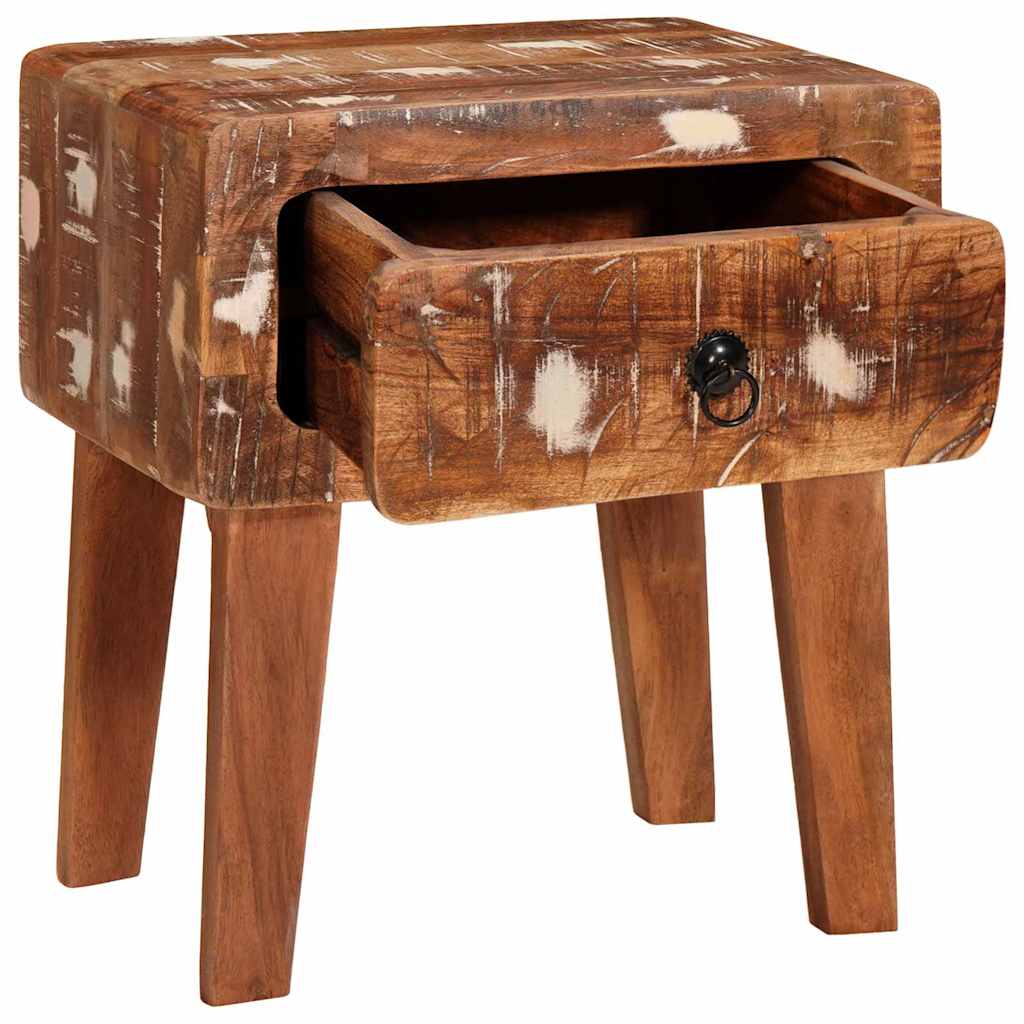 Beistelltische Mehrfarbig 40 x 32 x 46 cm recyceltes Massivholz