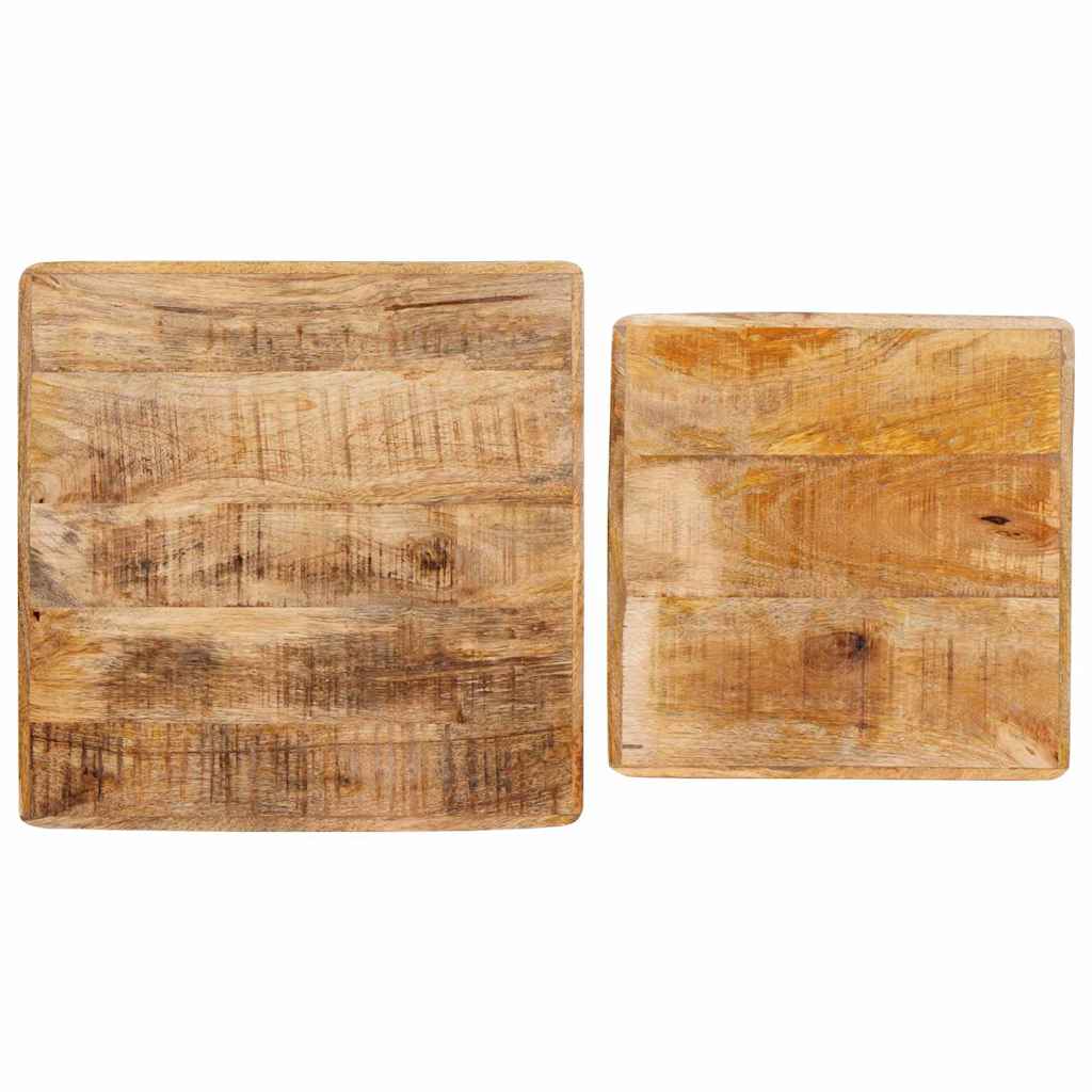 Beistelltische Braun massives Mangoholz