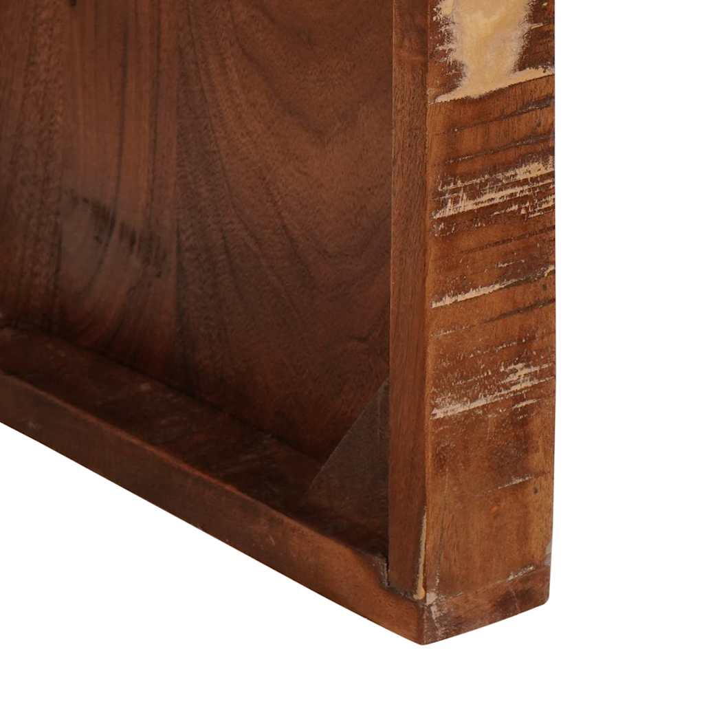 Satztische 3 pcs recyceltes Massivholz