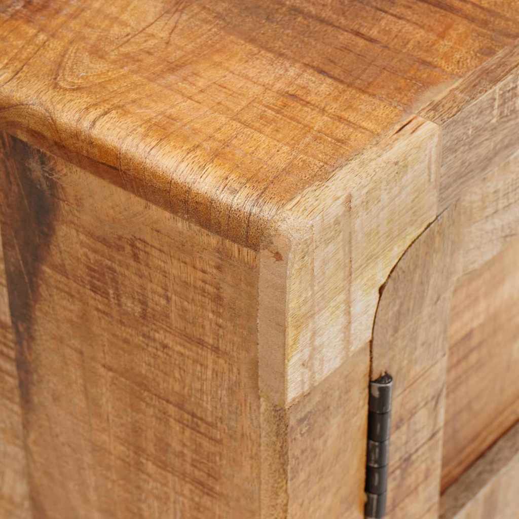Badezimmer Schrank Braun Massives Mangoholz, Ingenieurholz
