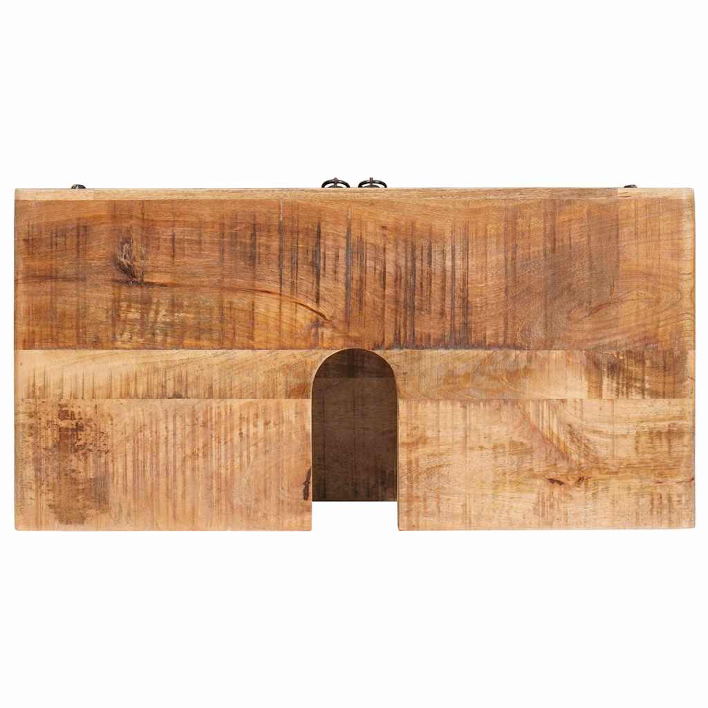 Badezimmer Schrank Braun Massives Mangoholz, Ingenieurholz
