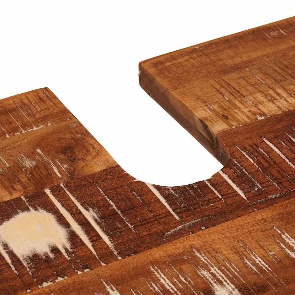Badezimmer Schrank mit Tür Massivholz Reclaimed, Ingenieurholz