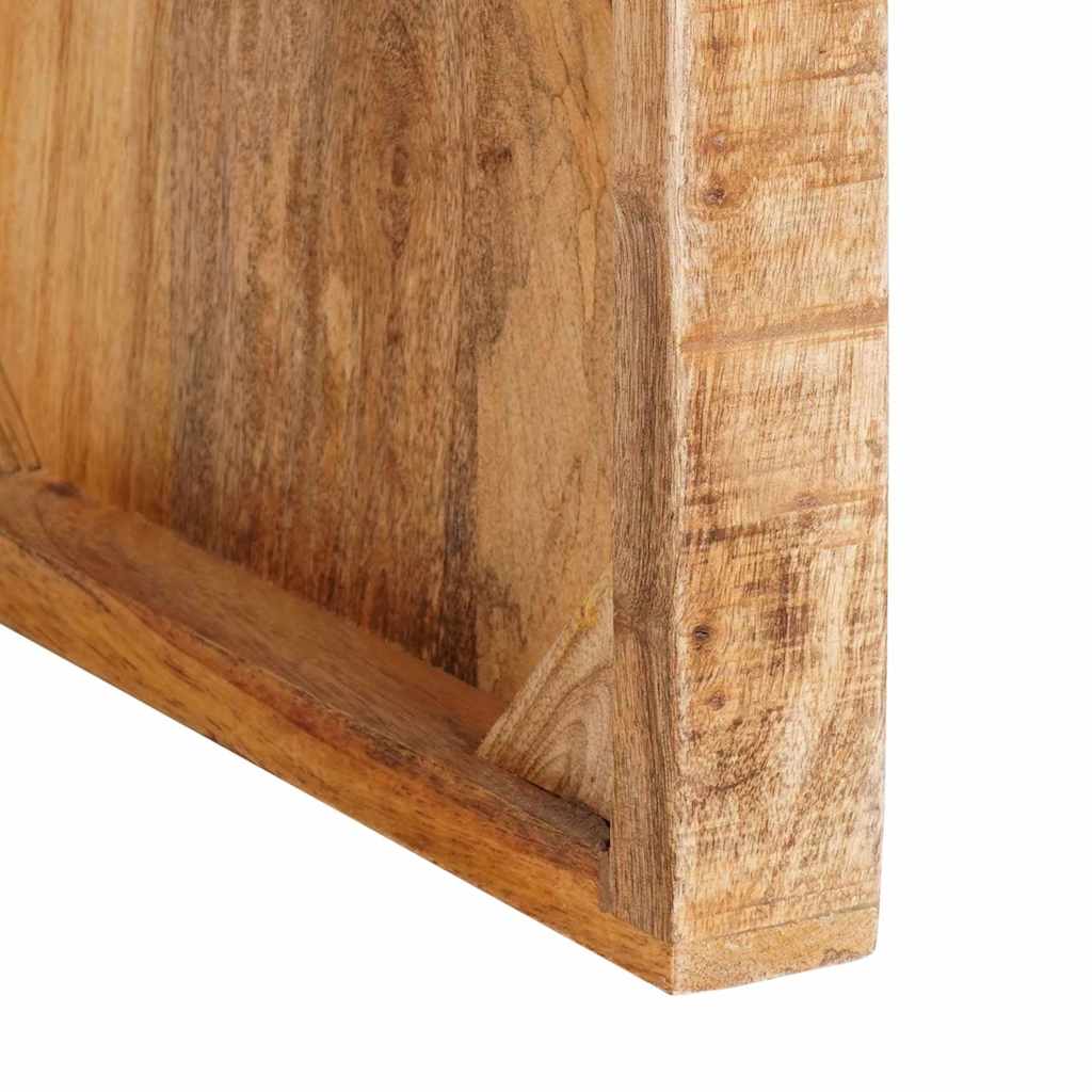 Beistelltisch Braun 60 x 35 x 45 cm massives Mangoholz