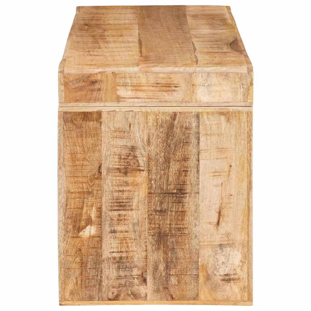 Beistelltisch Braun 60 x 35 x 45 cm massives Mangoholz