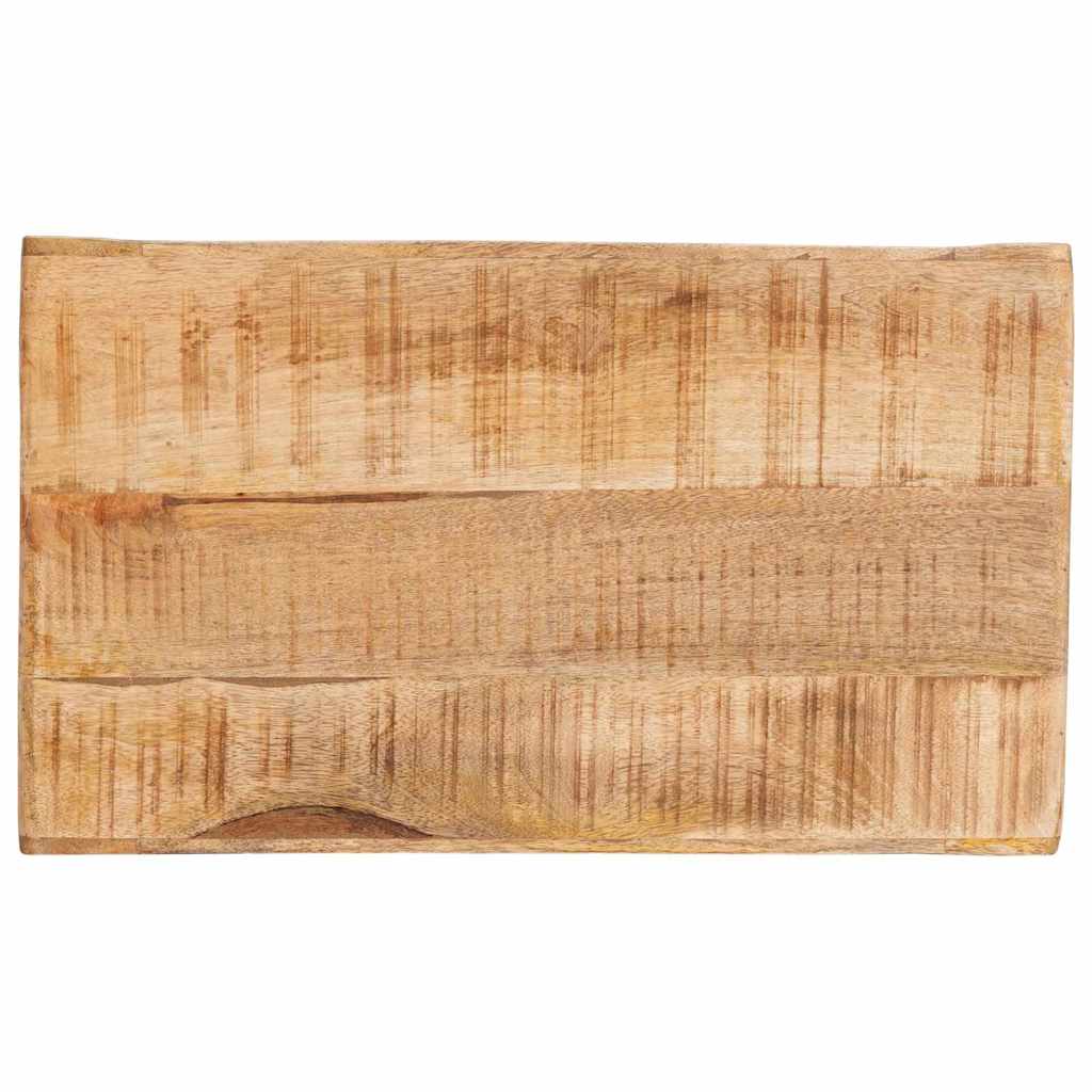 Beistelltisch Braun 60 x 35 x 45 cm massives Mangoholz
