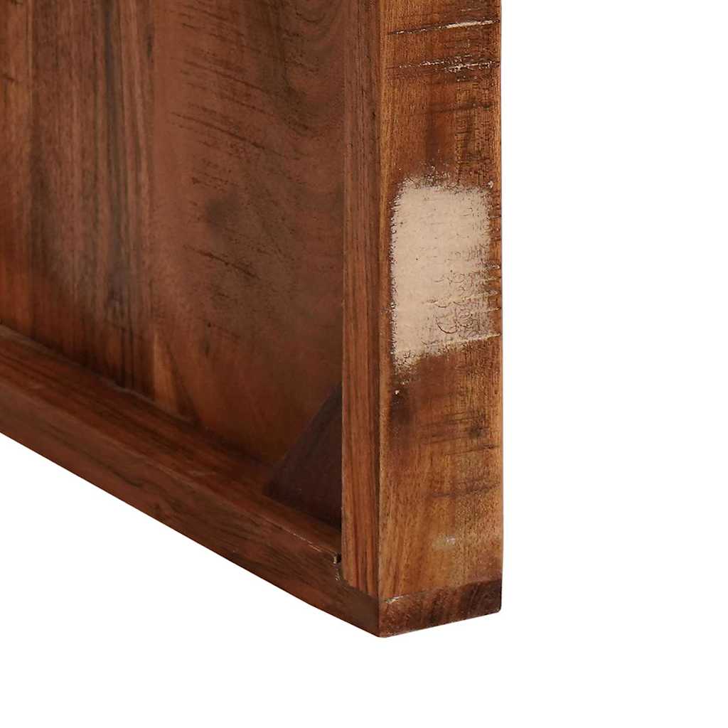 Beistelltisch 60 x 35 x 45 cm recyceltes Massivholz