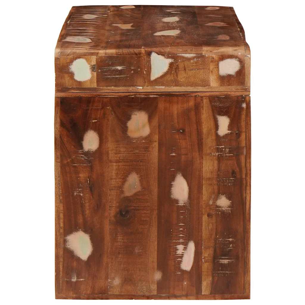 Beistelltisch 60 x 35 x 45 cm recyceltes Massivholz
