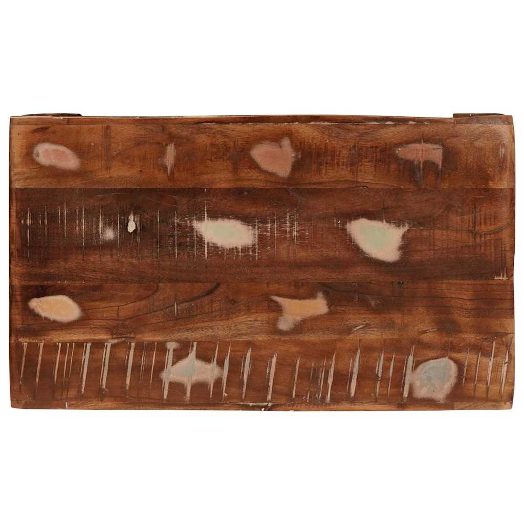 Beistelltisch 60 x 35 x 45 cm recyceltes Massivholz