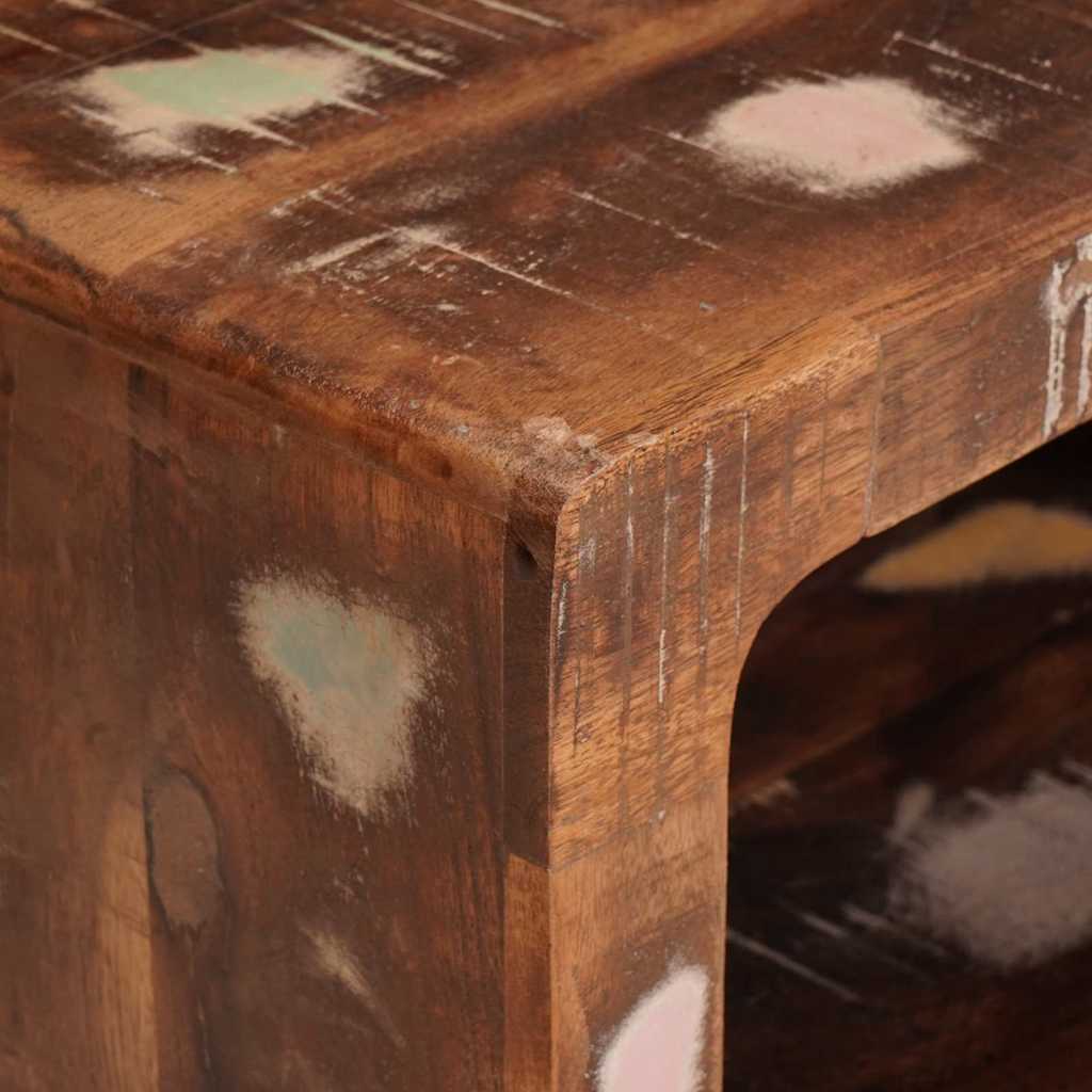 Nachttische 45 x 30 x 24 cm recyceltes Massivholz