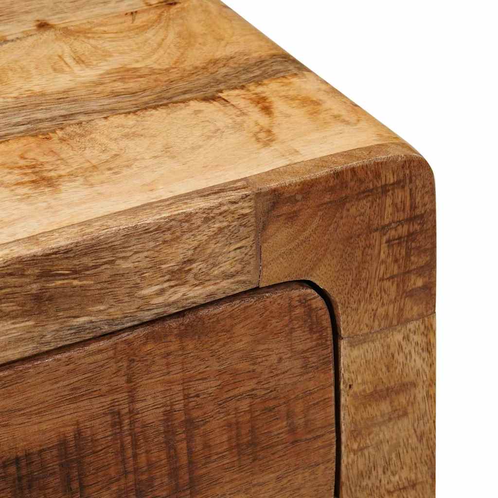 Wandmontierter Nachtschrank mit Regal Braun 40 x 30 x 36 cm