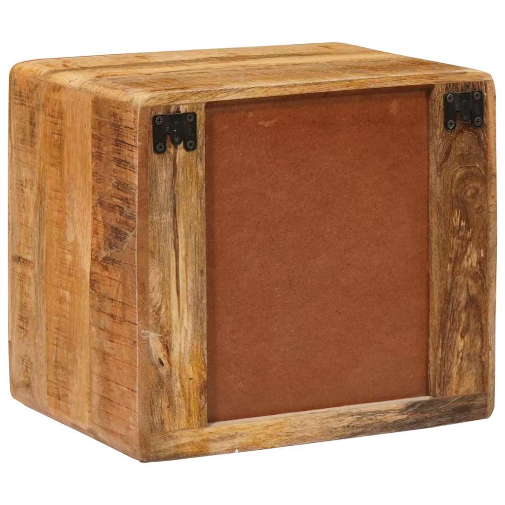 Wandmontierter Nachtschrank mit Regal Braun 40 x 30 x 36 cm