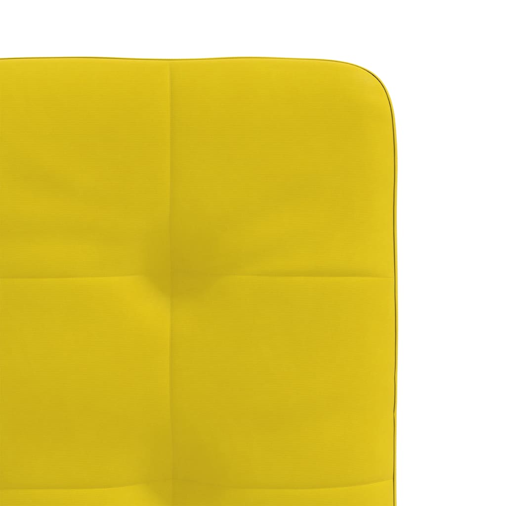Dining Chairs 2 pcs. Yellow Velvet