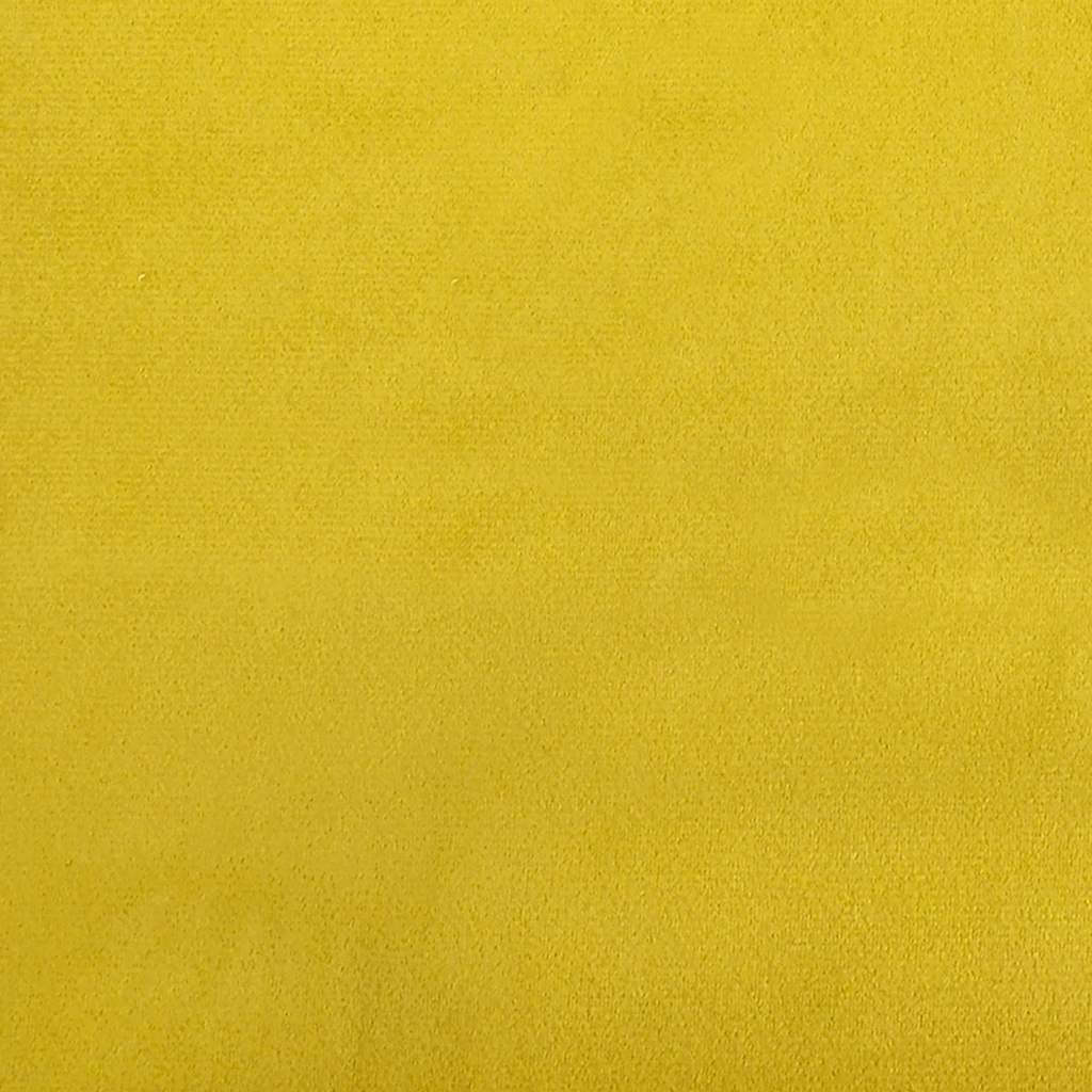 Dining Chairs 2 pcs. Yellow Velvet