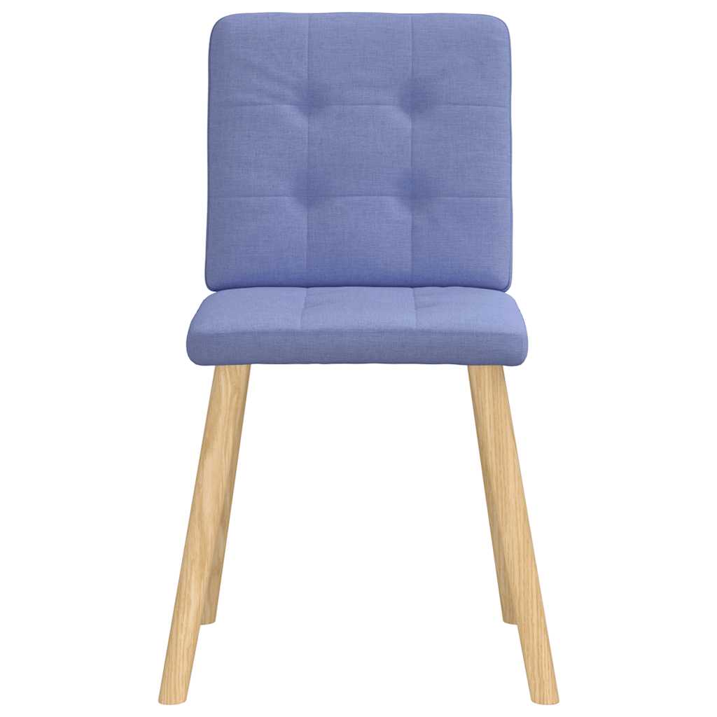 Esszimmerstühle 2 Stk. Jeansblau Stoff