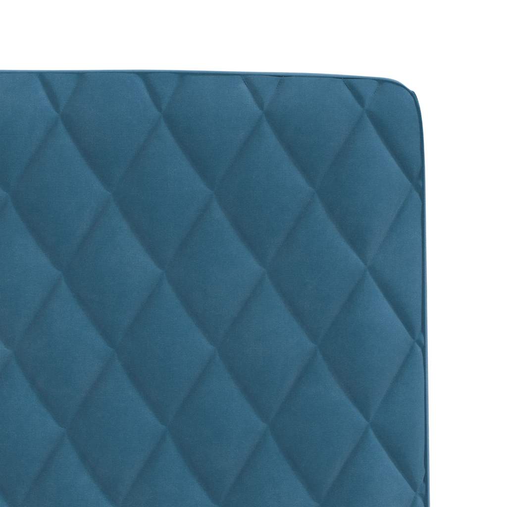 Dining Chairs 2 pcs. Blue Velvet