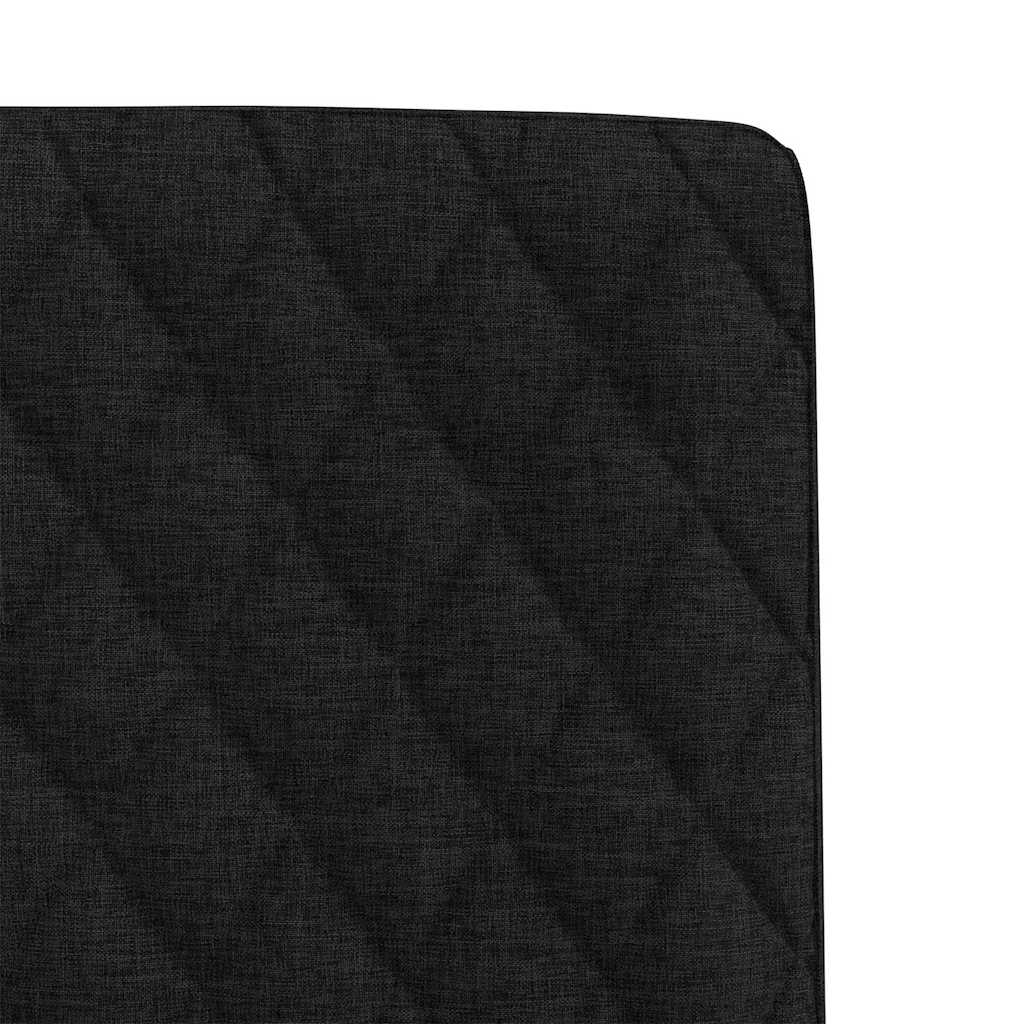 Dining Chairs 2 pcs. Black Fabric