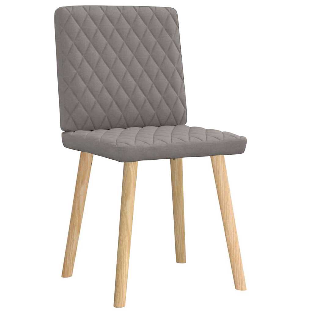 Dining Chairs 2 pcs. Taupe Fabric