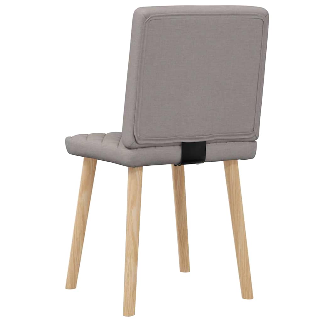 Dining Chairs 2 pcs. Taupe Fabric