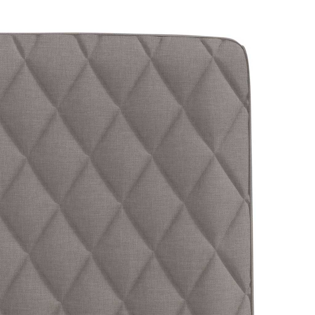 Dining Chairs 2 pcs. Taupe Fabric