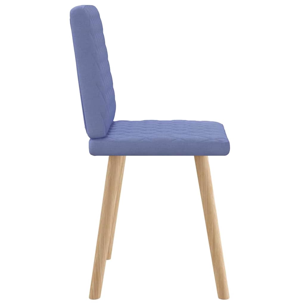 Esszimmerstühle 2 Stk. Jeansblau Stoff