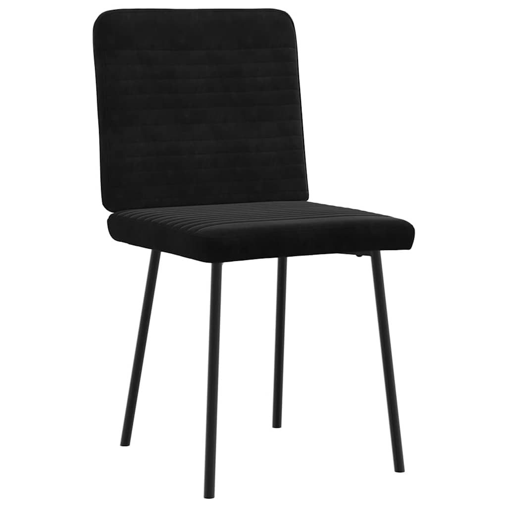 Dining Chairs 2 pcs. Black Velvet