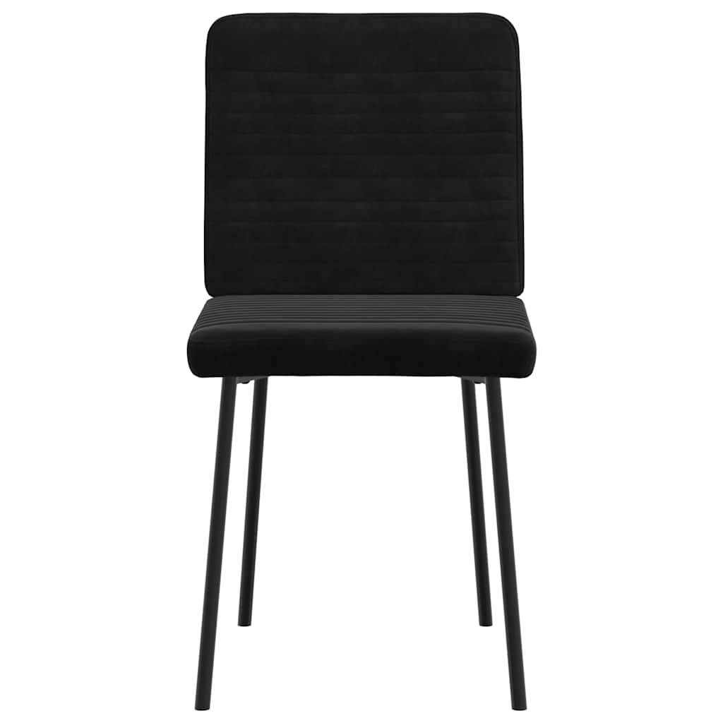Dining Chairs 2 pcs. Black Velvet