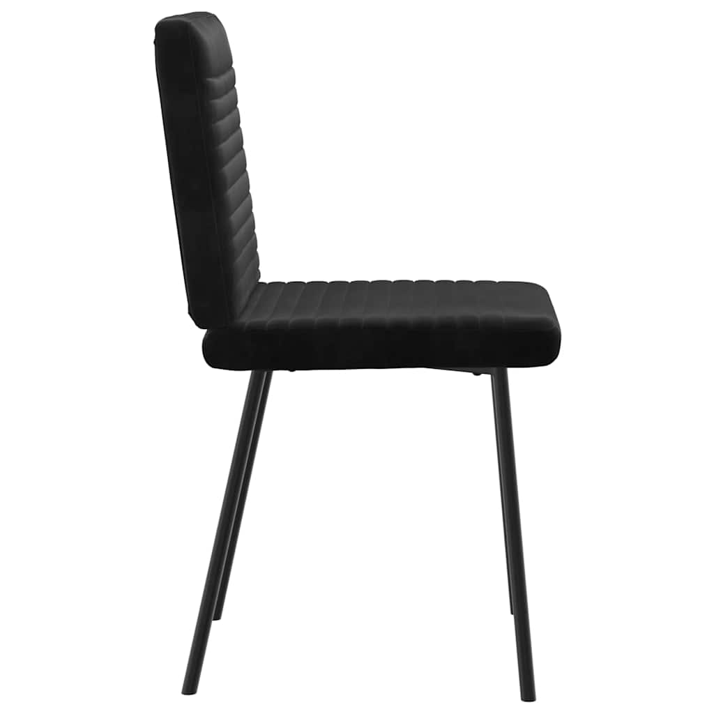 Dining Chairs 2 pcs. Black Velvet