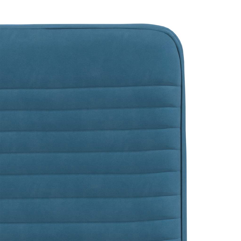 Dining Chairs 2 pcs. Blue Velvet