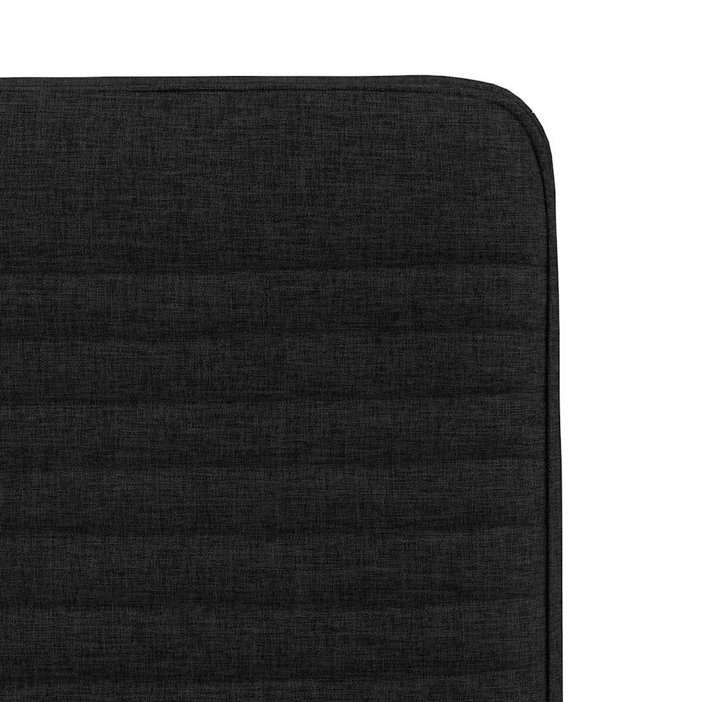 Dining Chairs 2 pcs. Black Fabric