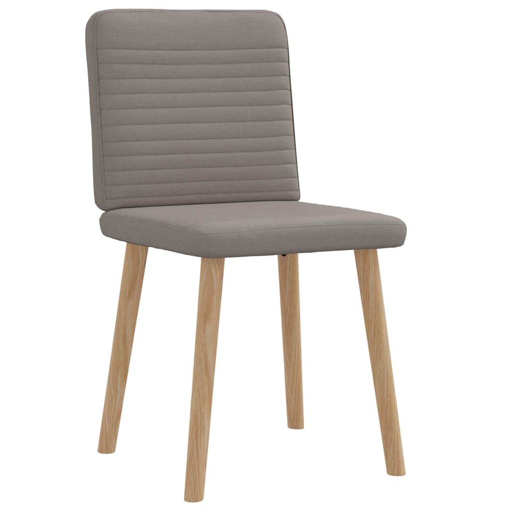 Dining Chairs 2 pcs. Taupe Fabric