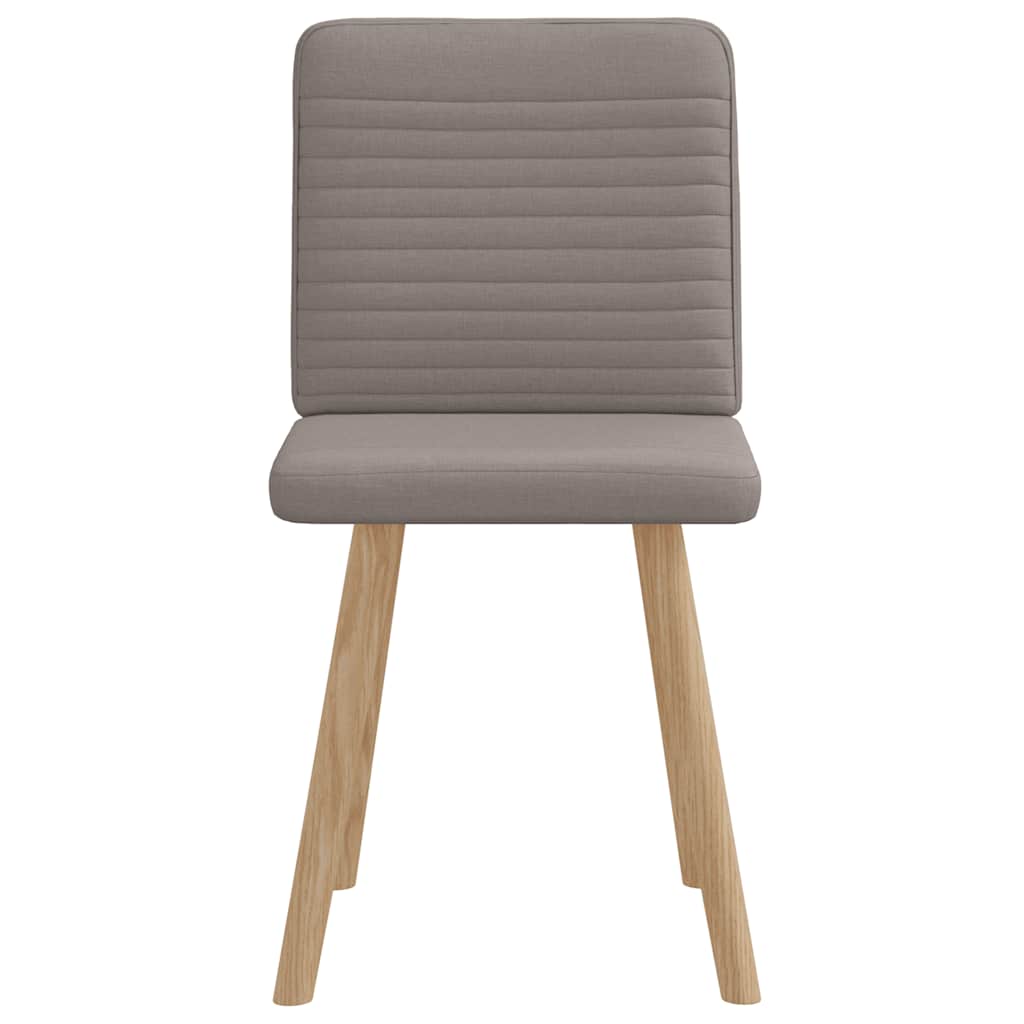 Dining Chairs 2 pcs. Taupe Fabric