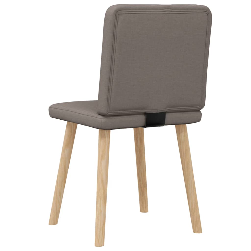 Dining Chairs 2 pcs. Taupe Fabric
