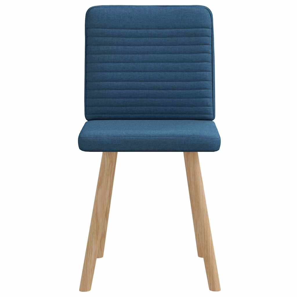 Esszimmerstühle 2 Stk. Blau Stoff