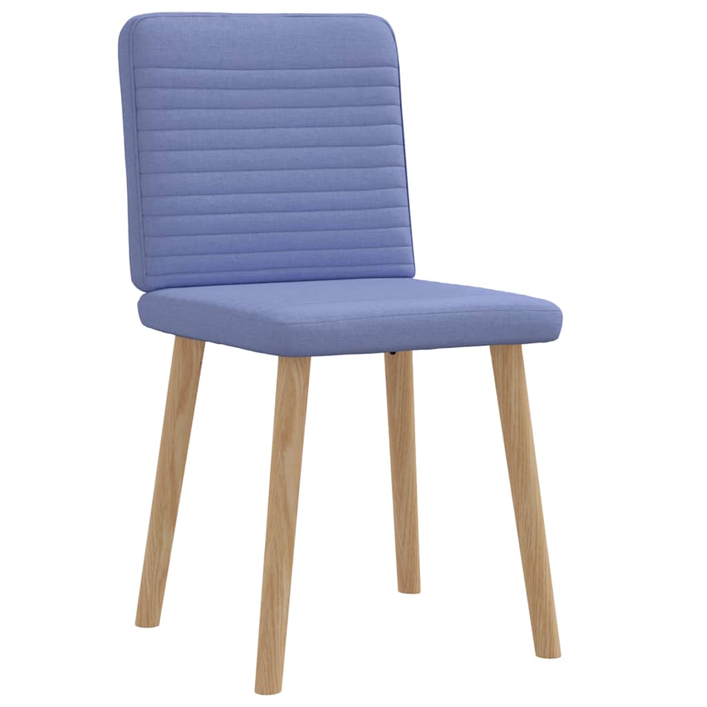 Esszimmerstühle 2 Stk. Jeansblau Stoff