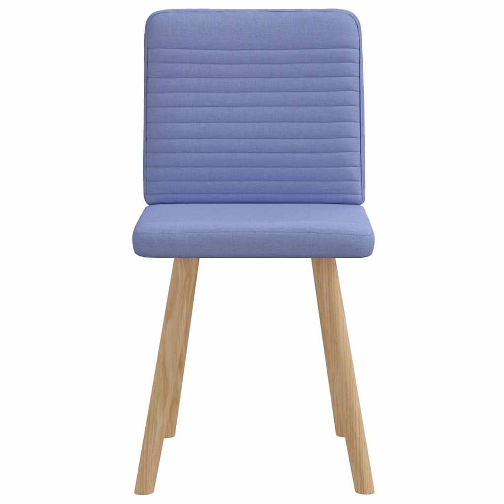 Esszimmerstühle 2 Stk. Jeansblau Stoff