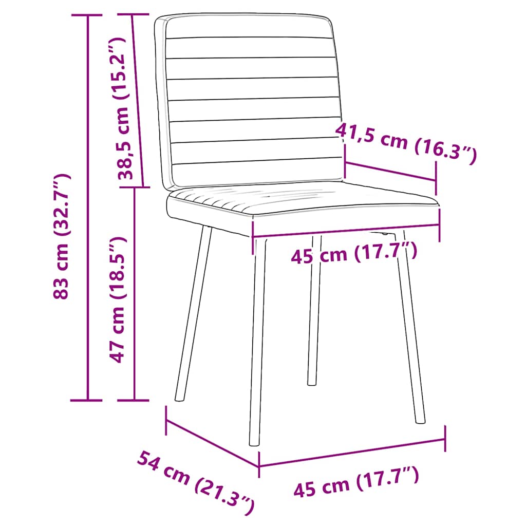 Dining Chairs 2 pcs. Pink Velvet
